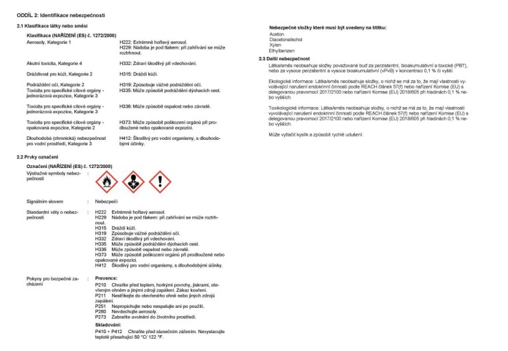 Würth Čistič sání a škrtících klapek 500 ml
