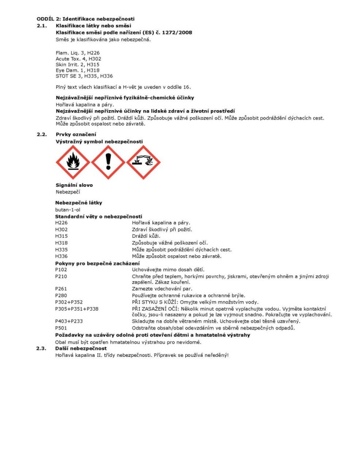 Brzdová kapalina SYNTOL červený 500ml