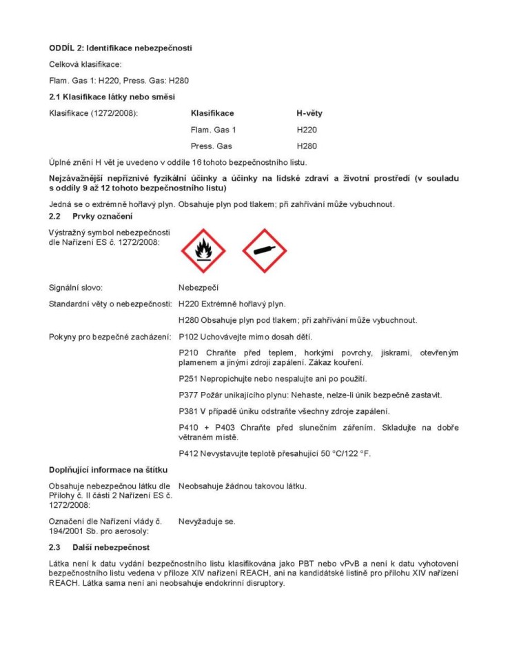 MEVA KP02002 Kartuše ventil 227g