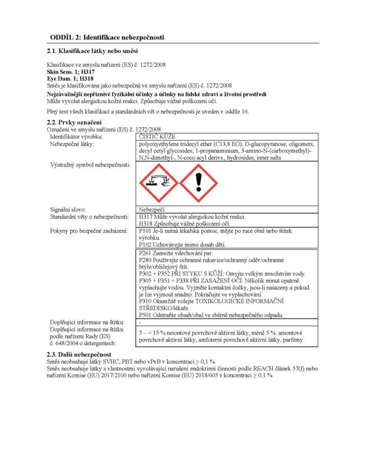 AUTO Šarm 701103 Čistič na kůži 500 ml