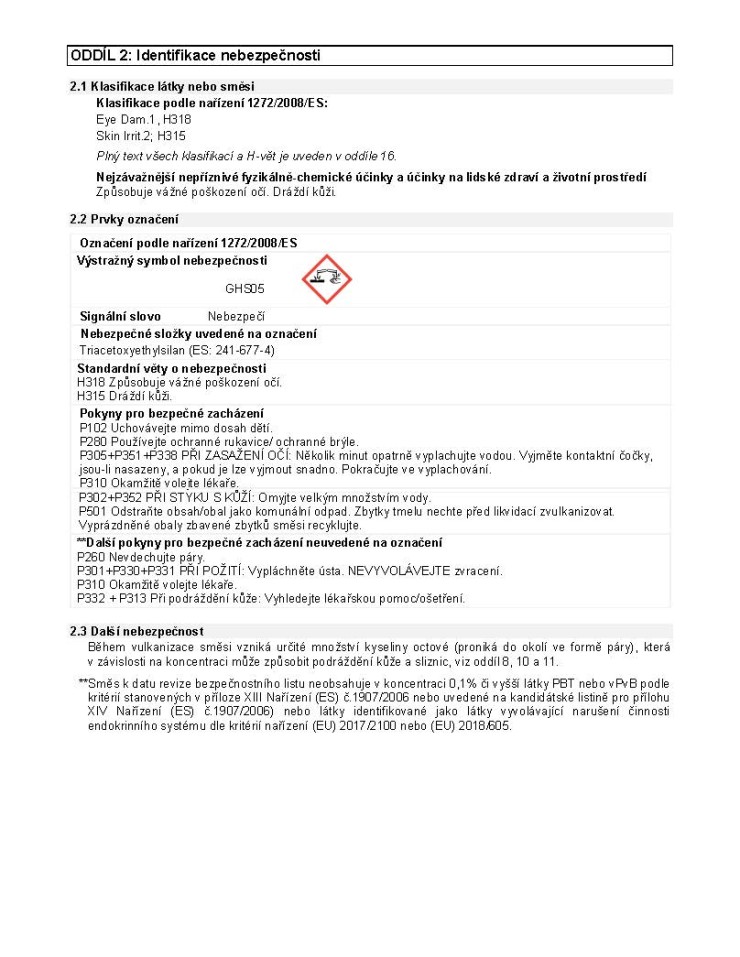 Lukopren S 6410 transparentní akvaria 310 ml