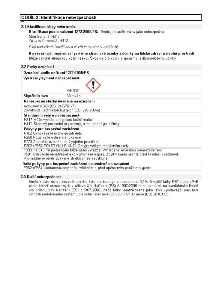 Akrotmel S2, na spáry 310ml bílá