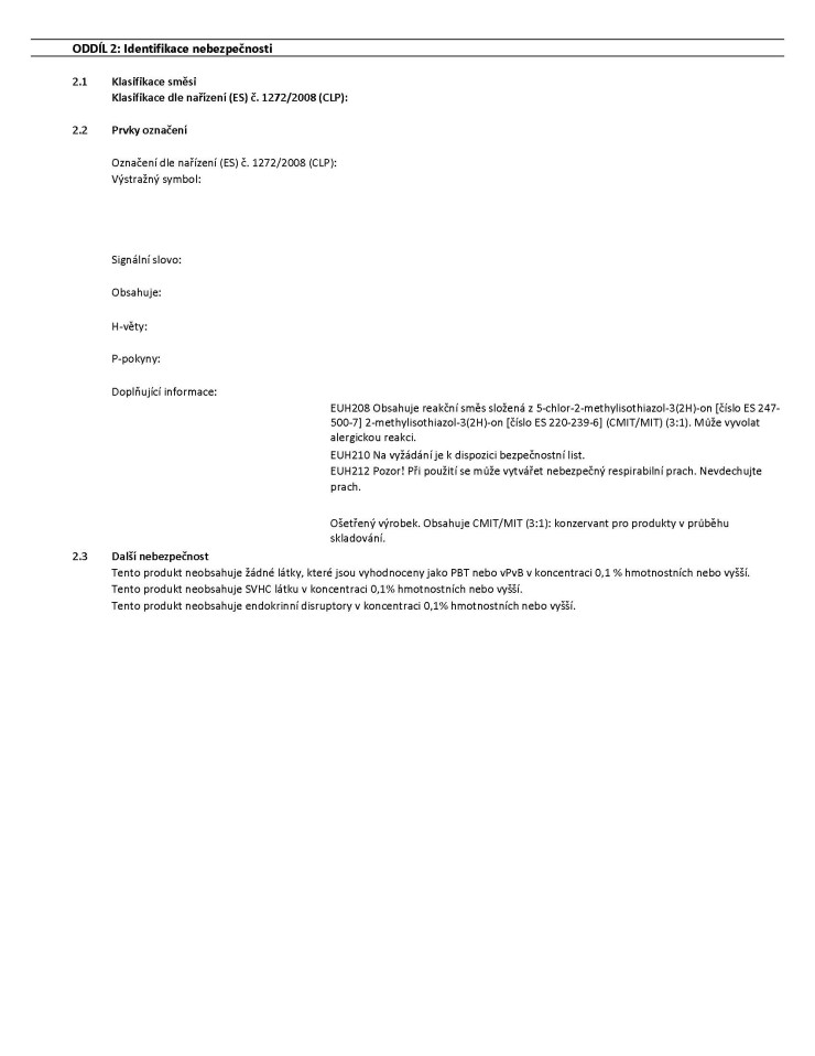 Den Braven Tmel klempířský a karosářský bílý 280ml