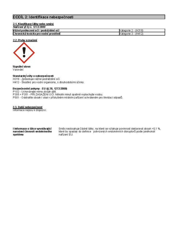 Jar Mycí prostředek na nádobí orange a lemon 0,5 L