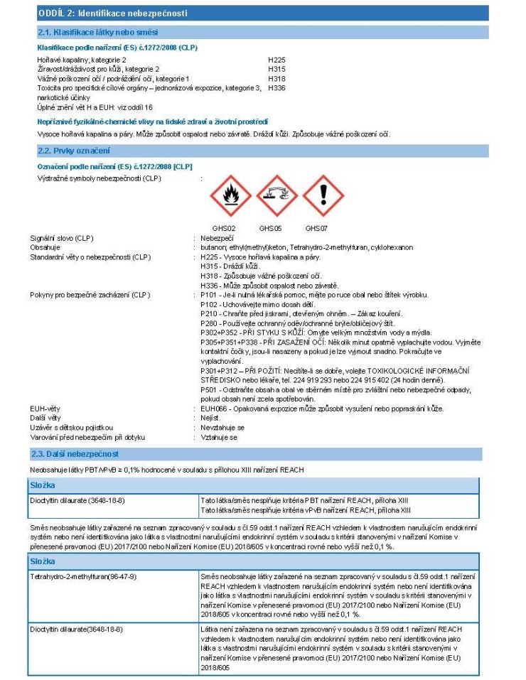 CEYS 42501011 Lepidlo SPECIAL VINYL na měkčené plasty 15ml