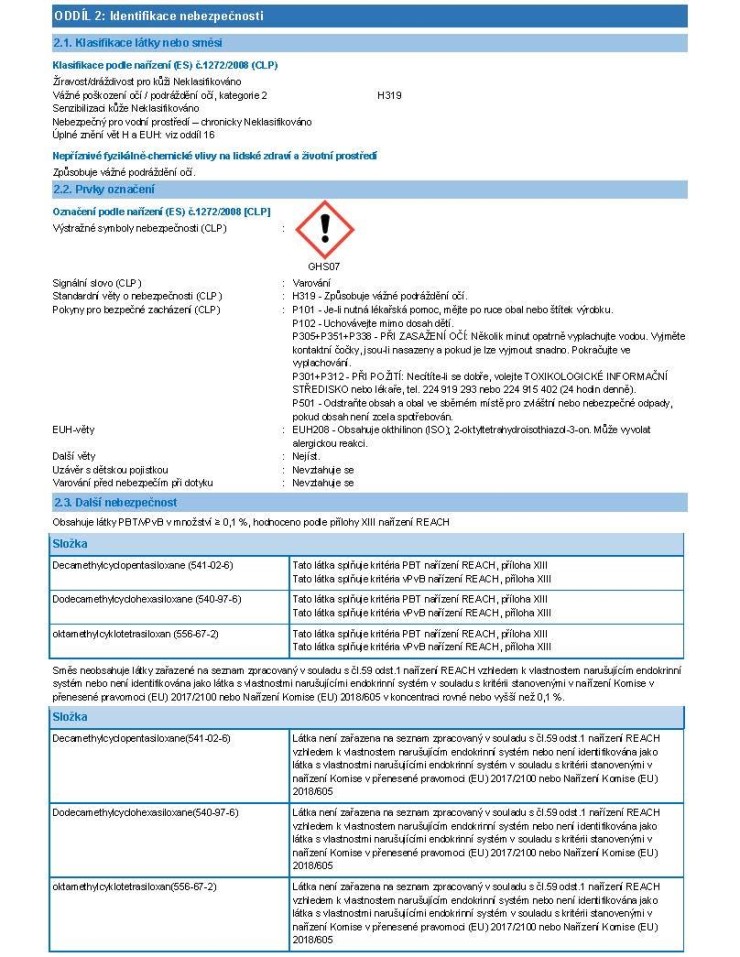 CEYS 42505530 SILIKON Koupelny a kuchyně bílý 280ml