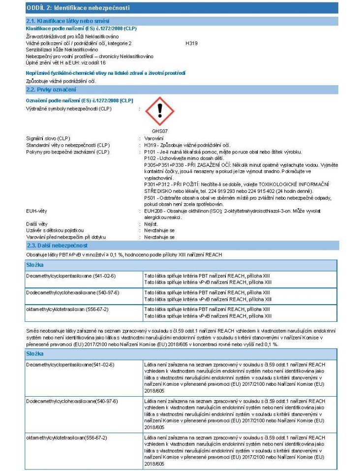 CEYS 42506225 SILIKON Univerzální transparent 280ml