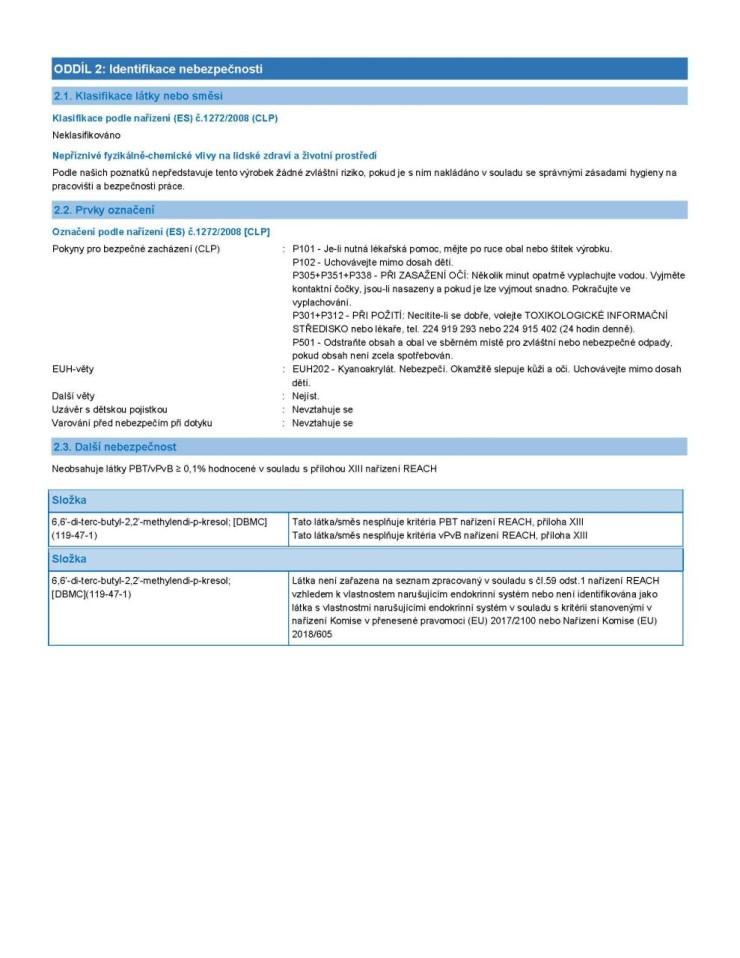 CEYS 48504001 Lepidlo Superunic Immediate Power 3g