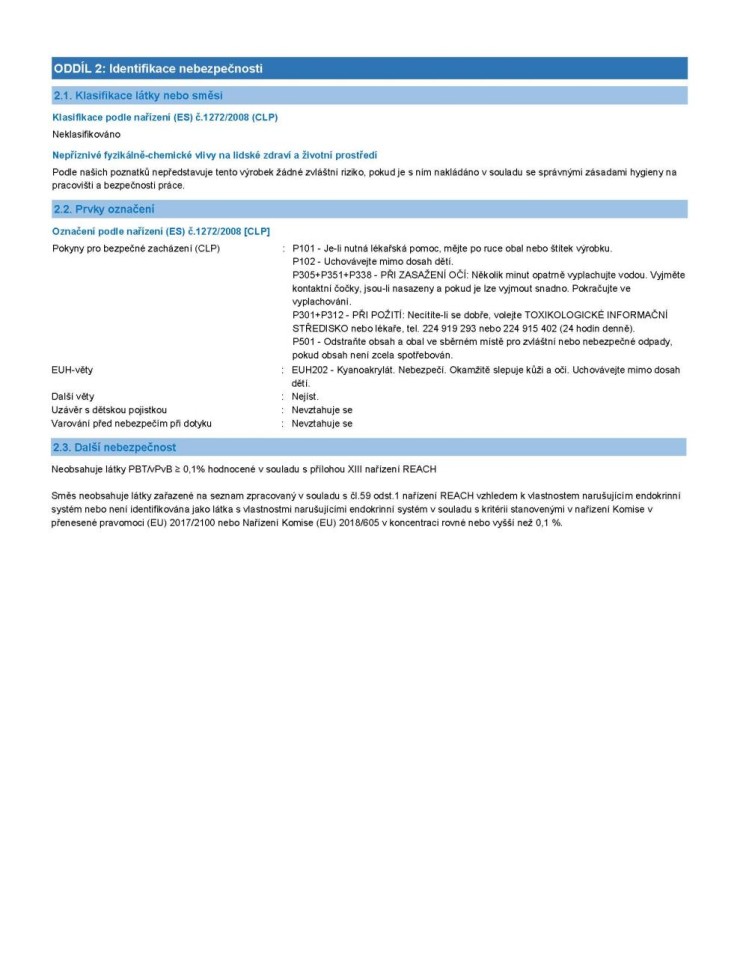 CEYS 48504230 Lepidlo Superunic Extreme Power 5g se štětcem