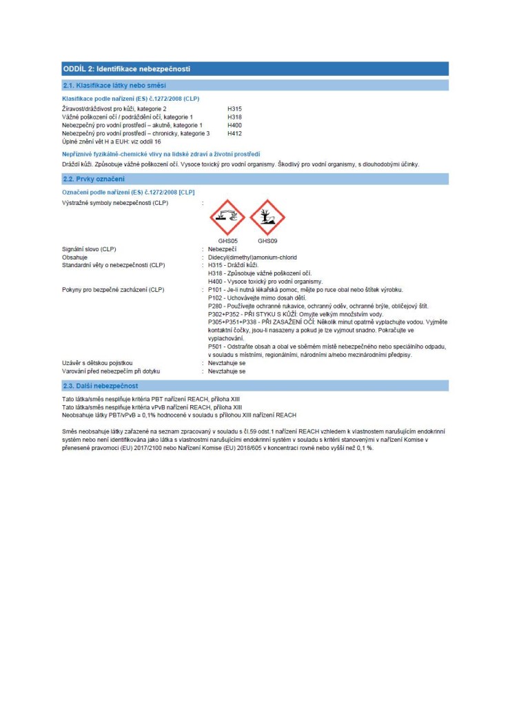 HG 181 Odstraňovač zelených povlaků a mechů 1L