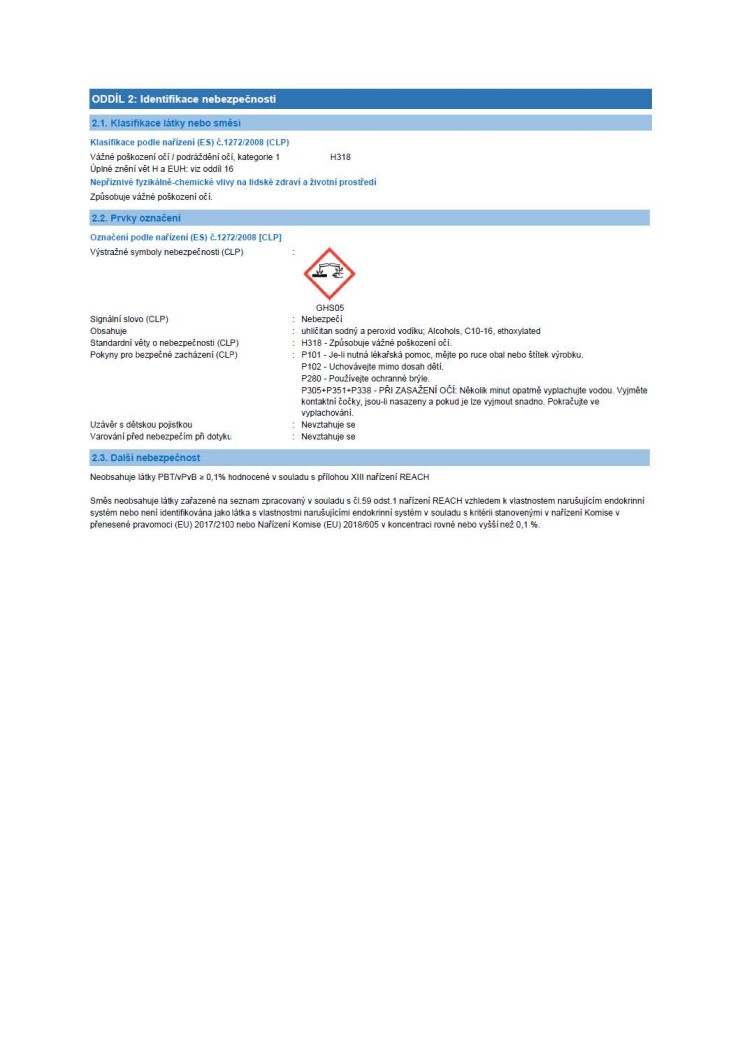 HG 416 Čistíci přípravek pro zářivě bílé záclony 500g