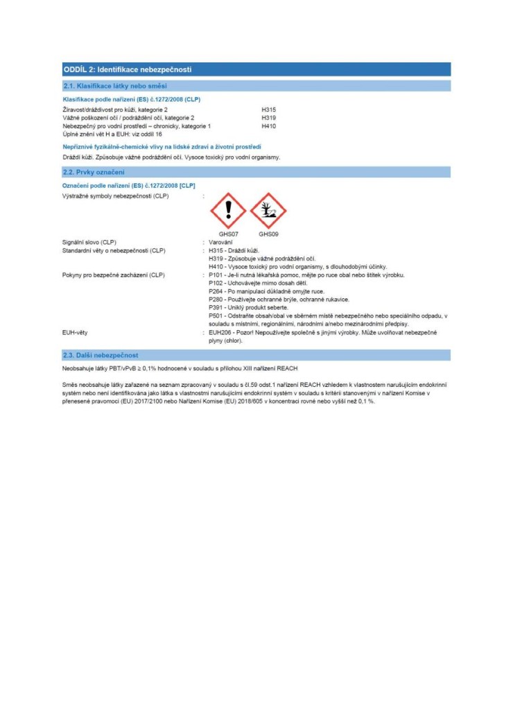 HG 343 Tekutý duo čistič odpadů 1 l