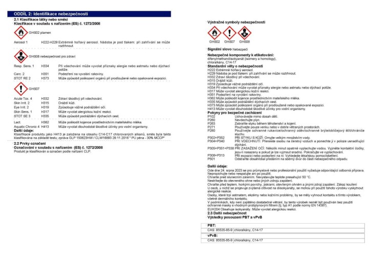 Den Braven 40120SLN Montážní pěna 500 ml Silver Line