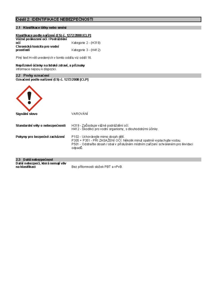 Jar Sensitive prostředek na mytí nádobí Tea tree & Mint 900 ml