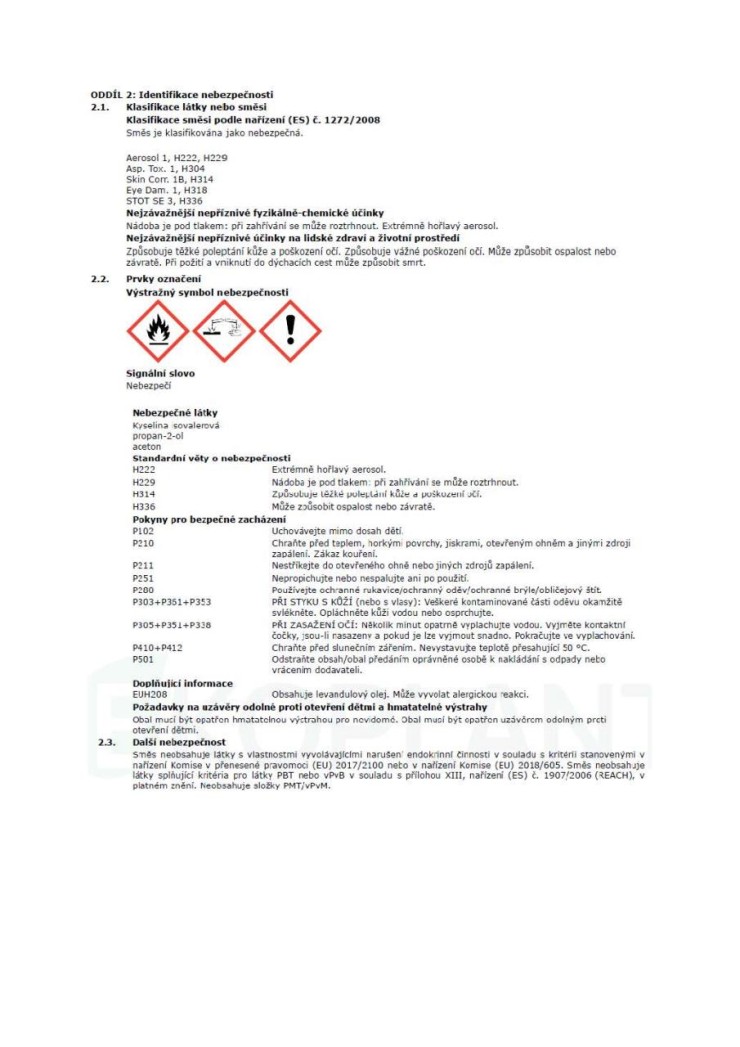 PACHO-LEK 8222 Pachový ohradník proti vydrám 250 ml