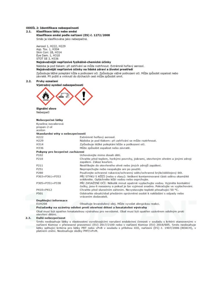 PACHO-LEK 8189 Pachový ohradník na ochranu srnčat 250 ml