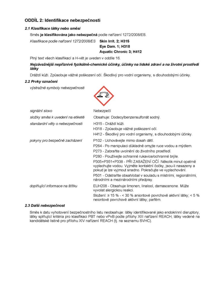 Larin WC závěs citrus 40 g