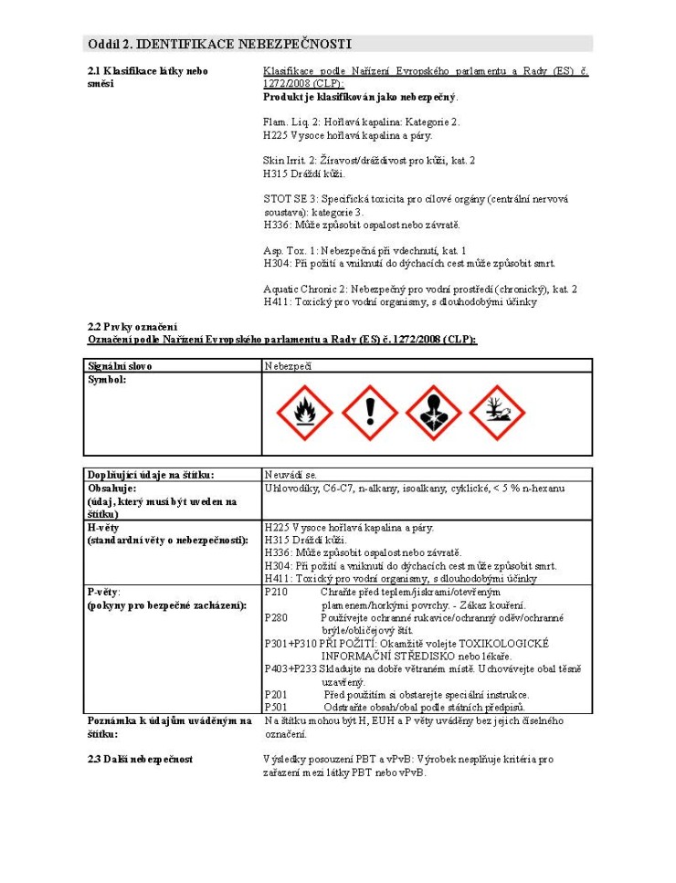 Speciální vulkanizační roztok F 100 ml
