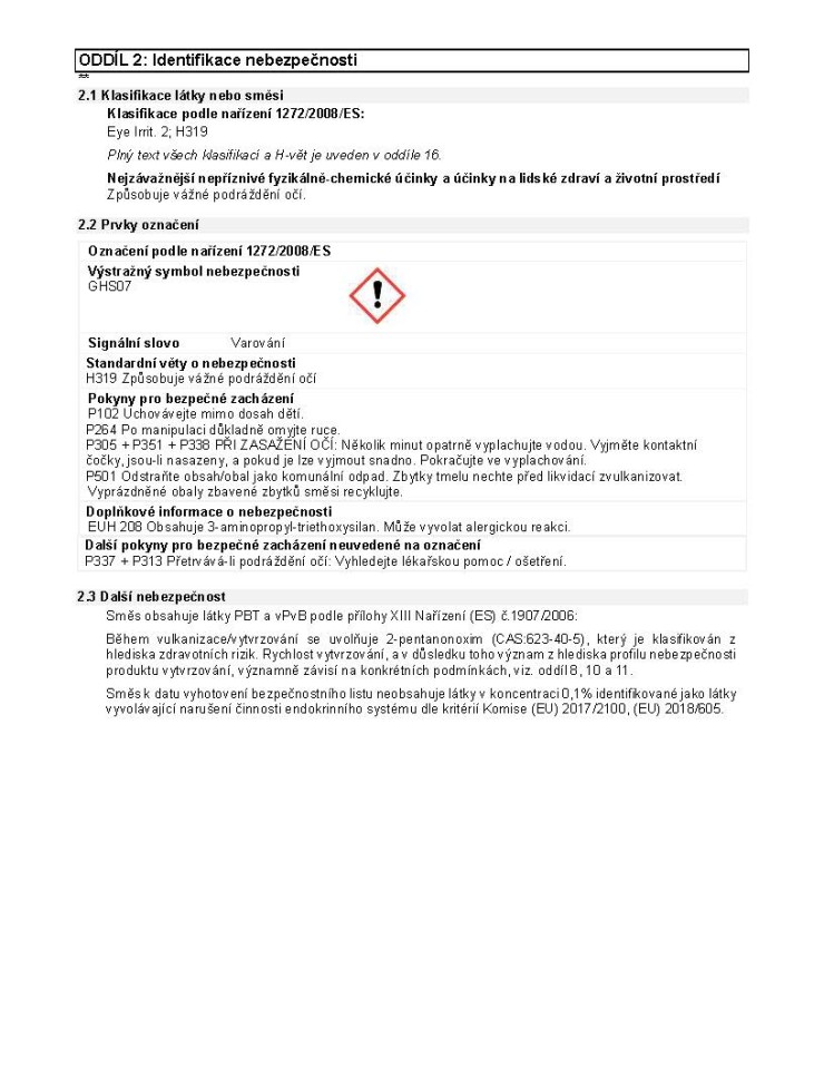 Lukopren S 8280 stříbrná 310 ml