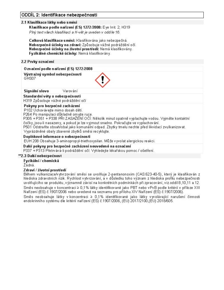 Lukopren S 9780 cihla 310 ml