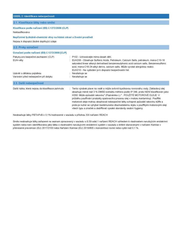 Briggs & Stratton Motorový olej 0,6 L 100005E