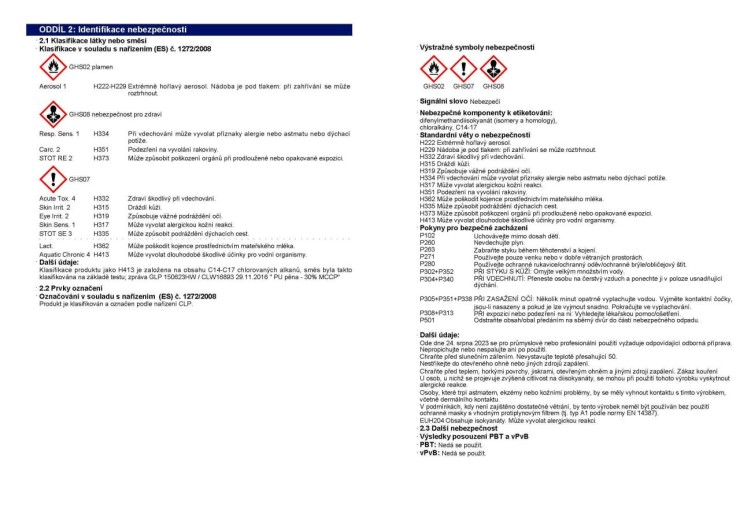 Silver Line 40220SLN Montážní pěna pistolová 750 ml