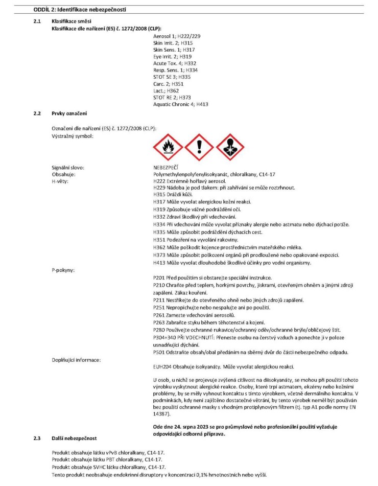 DEN BRAVEN DEBBEX COMBO Pěna pro trubičku i pistoli 750ml
