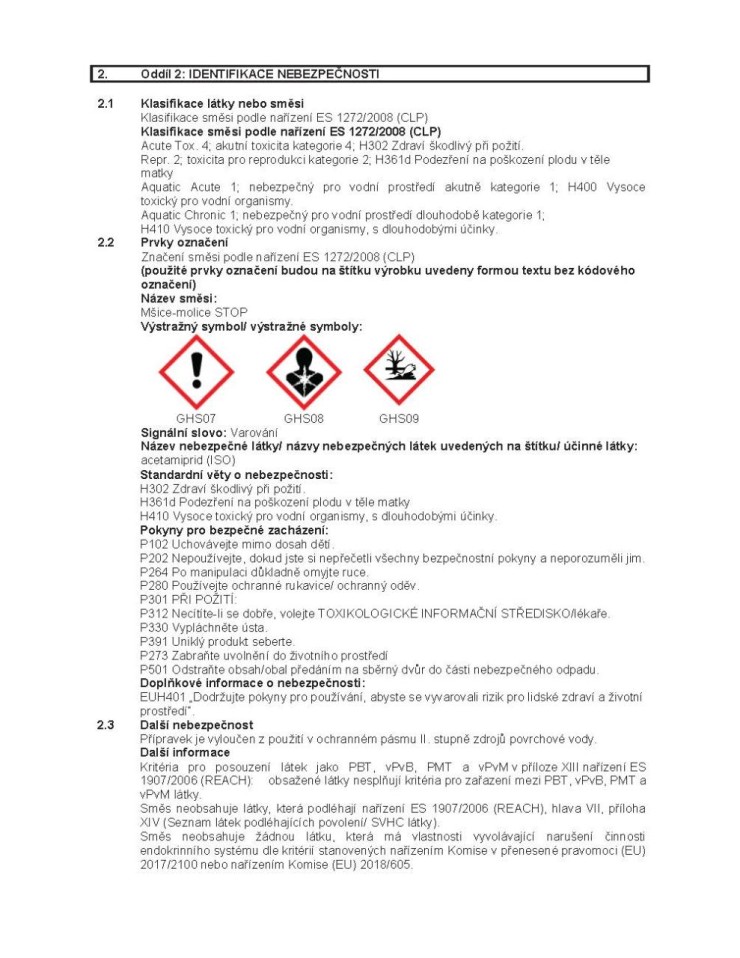Agro CS 017615 Mšice - Molice STOP spray