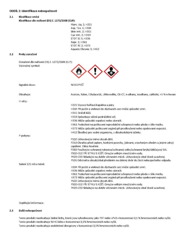 DEN BRAVEN 60050DBX Lepidlo na boty 50ml