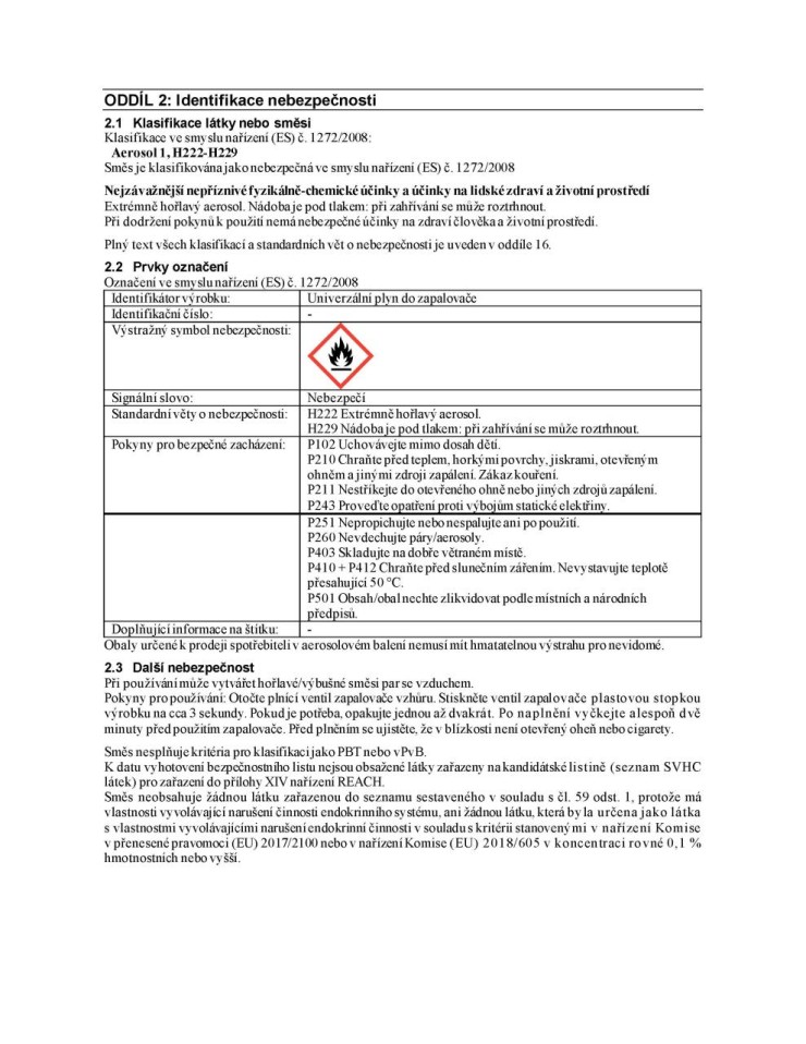 SOLO 617110 Náplň butanová do zapalovačů 300ml