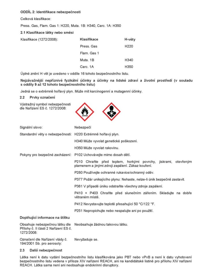 Meva KP02009 plynová kartuše 330g