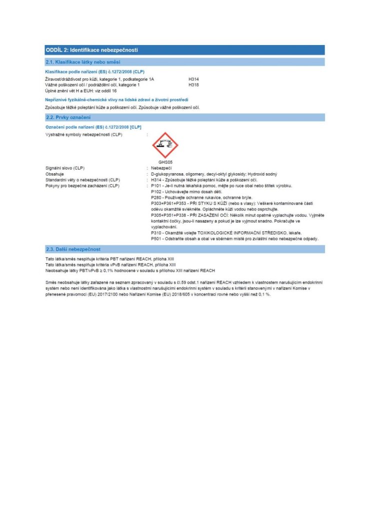 HG 139 Tekutý čistič kuchyňských odpadů 1 l