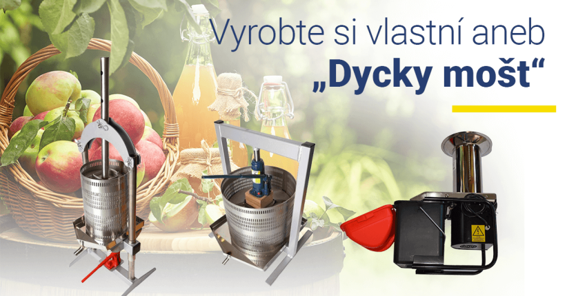 Vyrobte si vlastní aneb "Dycky mošt"