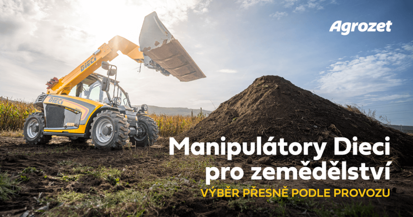 Manipulátory Dieci pro zemědělství – výběr přesně podle provozu