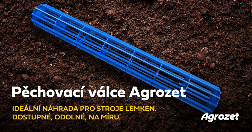 Pěchovací válce Agrozet: Ideální náhrada pro stroje Lemken