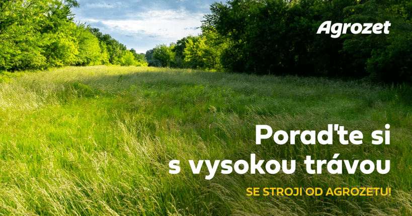 Poraďte si s vysokou trávou se stroji od Agrozetu! 