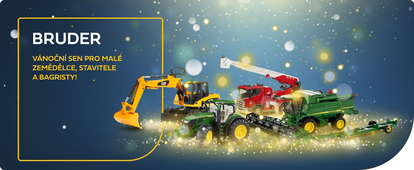 BRUDER – To pravé pro malé zemědělce, stavitele i bagristy