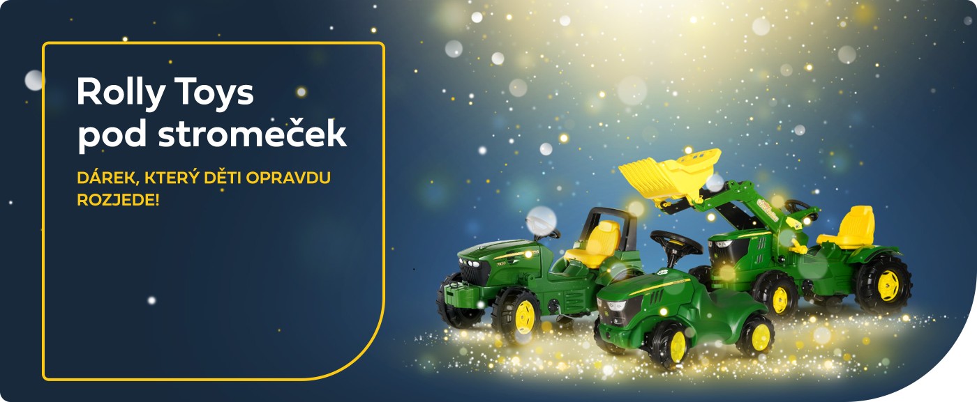 Rolly Toys pod stromeček – dárek, který děti opravdu rozjede!