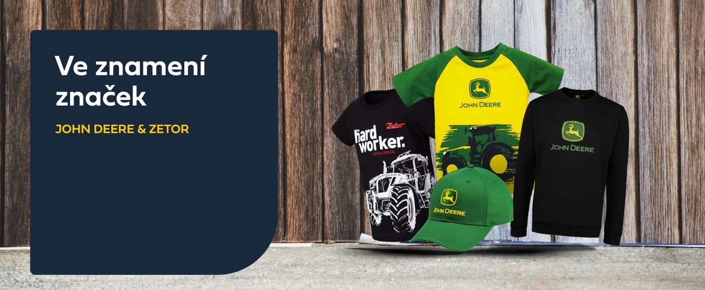 Styl na poli i ve městě – John Deere a Zetor