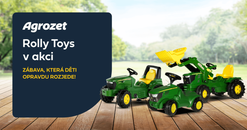 Šlapací traktůrky Rolly Toys – perfektní společníci pro Vaše malé zemědělce!