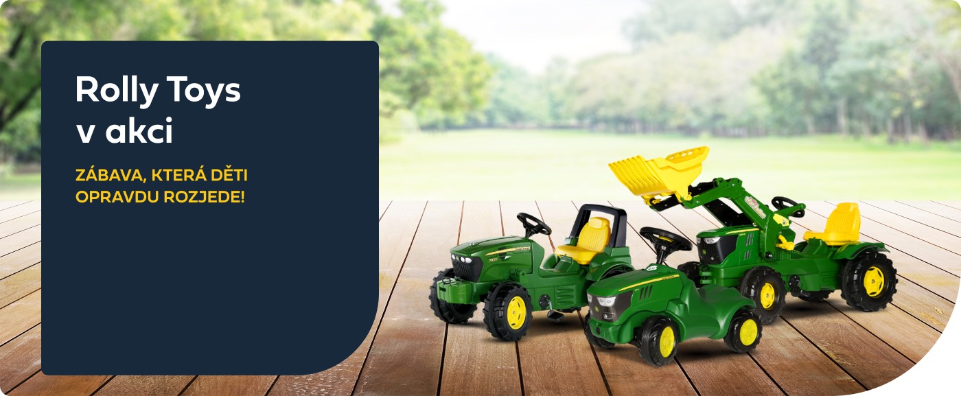 Šlapací traktůrky Rolly Toys – perfektní společníci pro Vaše malé zemědělce!