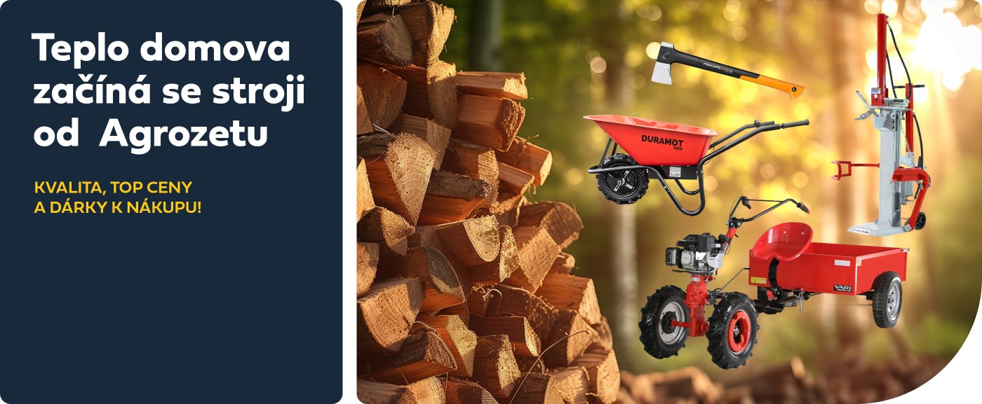 Příprava dřeva s Agrozetem: Maximální efektivita s kvalitní technikou