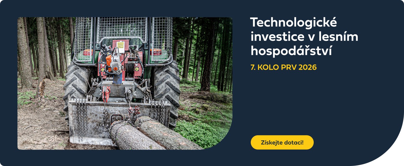 Technologické investice v lesním hospodářství – 7. kolo PRV 2026