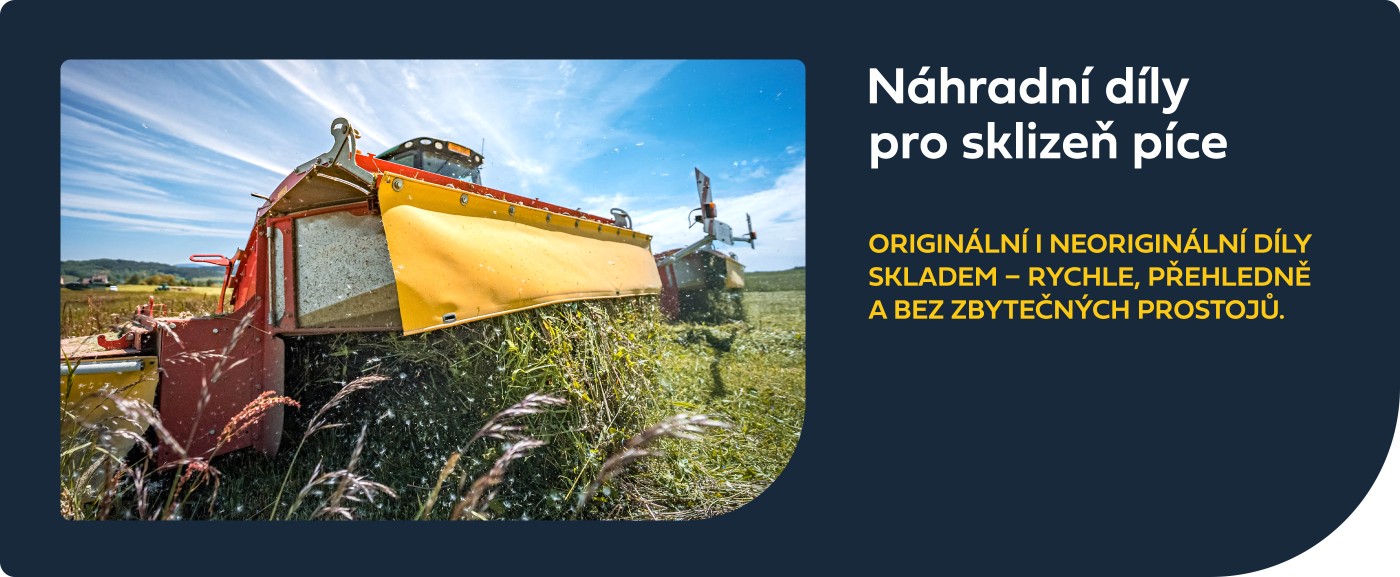 Náhradní díly pro sklizeň píce