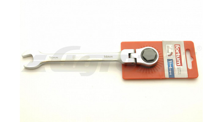 Fortum 4720214 Klíč ráčnový OP s kloubem č.14