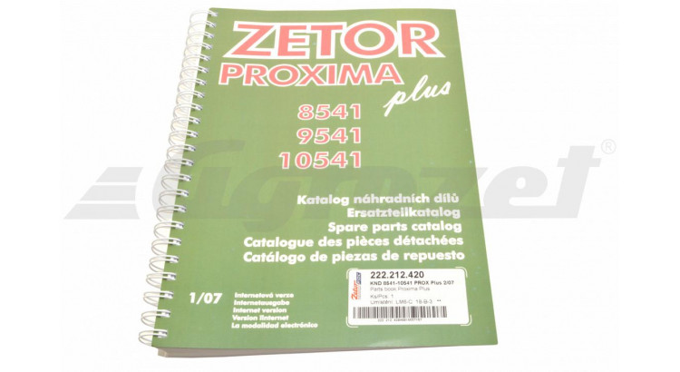 Katalog ND Z-8541-10541 PROXIMA Plus1/07