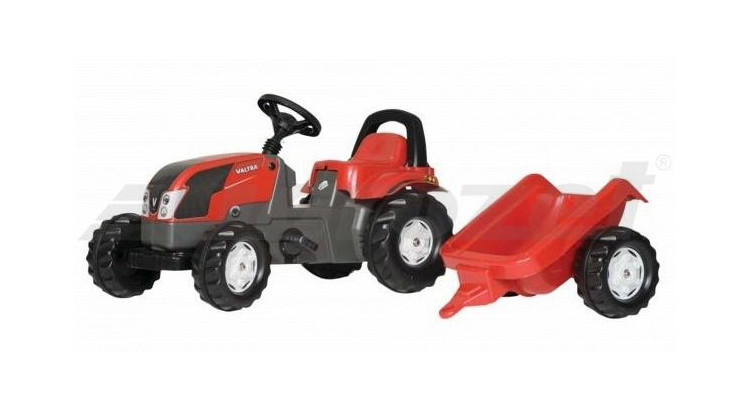 Rolly Toys Šlapací traktor Valtra s přívěsem