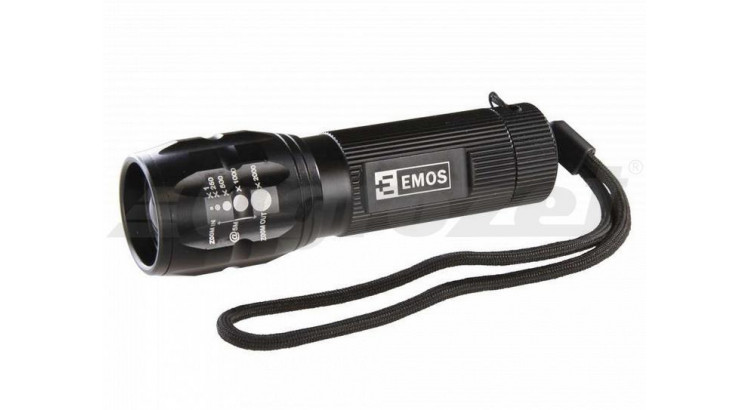 Emos P3830 LED svítilna hliníková, 1x CREE LED 3W, na 3x AAA FOKUS