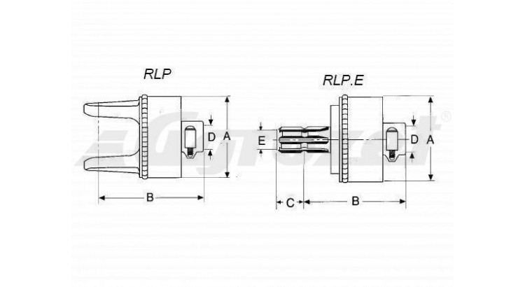 Spojka volnoběžná RLP.2 (2 400 Nm) 1 3/8" Z=6