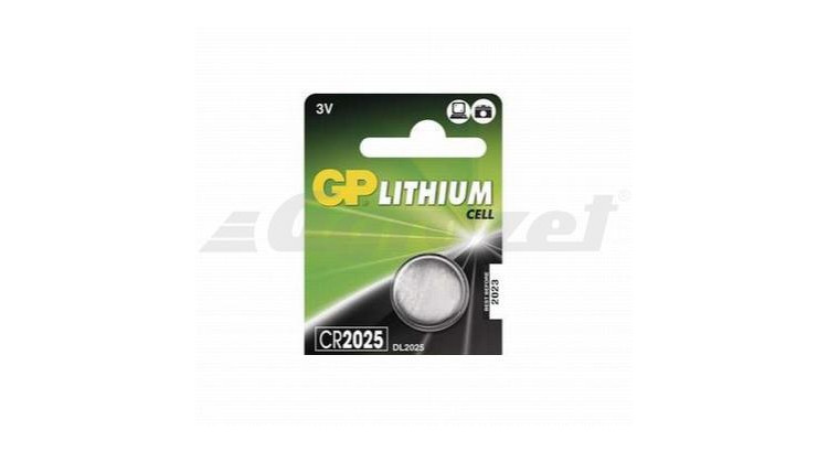 GP CR2025 Baterie Li 3 V 90 mAh